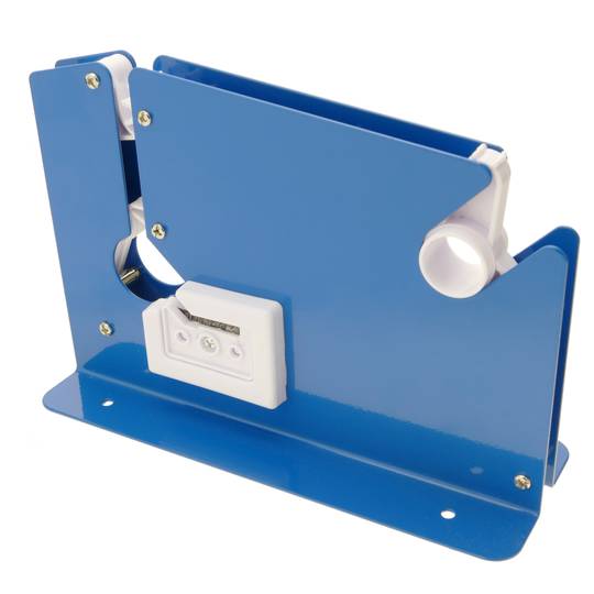 Metal Plastic Bag Neck Celotape Sealer Machine Tape Dispenser mit 6 Sealing Tape 