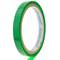 Green adhesive tape for bag neck sealer tape dispenser