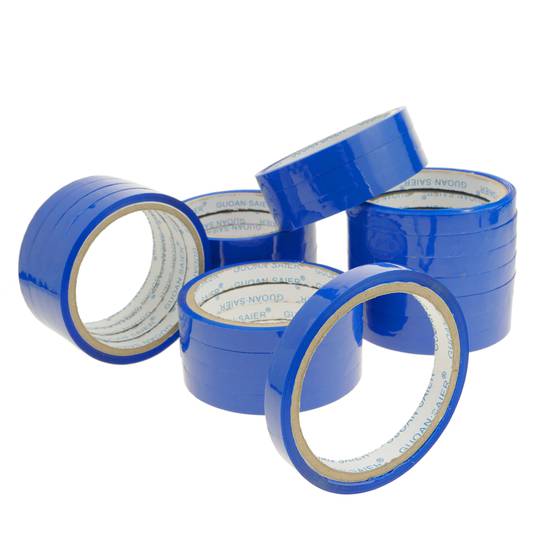 Cinta adhesiva azul para precintadora cierra bolsas de plástico - Cablematic
