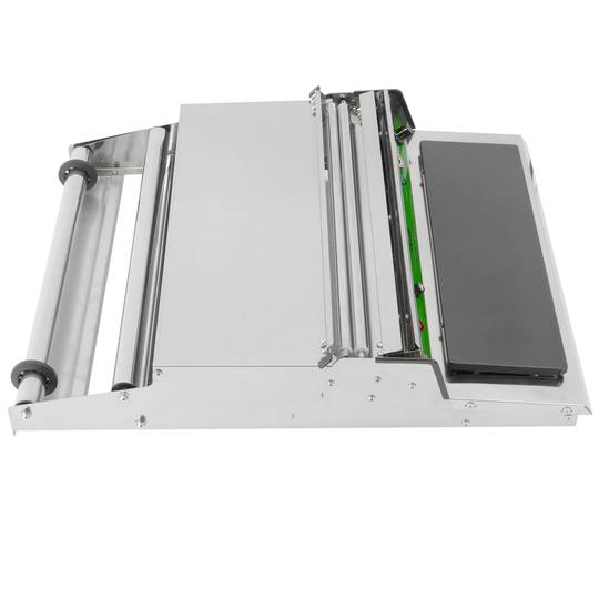 Máquina de envasado de comida con superficie térmica para bobina de film de plástico de 450 mm