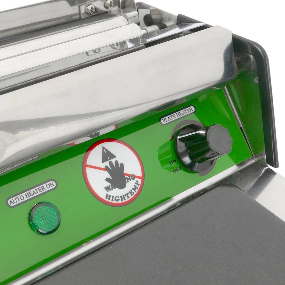 Máquina de envasado de comida con superficie térmica para bobina de film de plástico de 450 mm