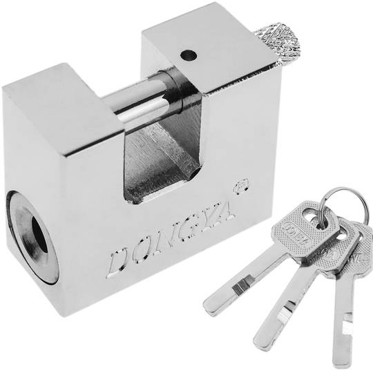 HIGH SECURITY Large 94mm Shutter Padlock Solid Steel Warehouse/Container Lock 