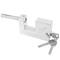 Security padlock rectangular steel with bayonette 90mm