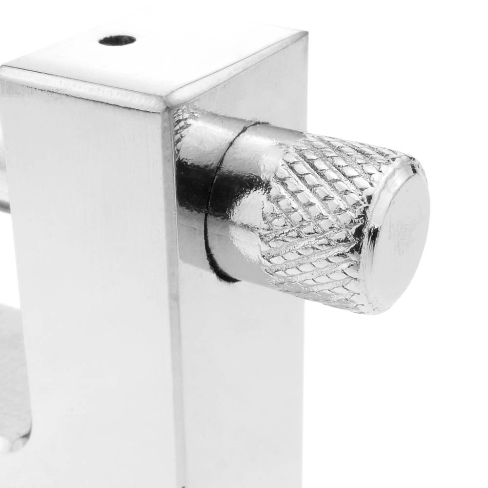 Security padlock rectangular steel with bayonette 90mm