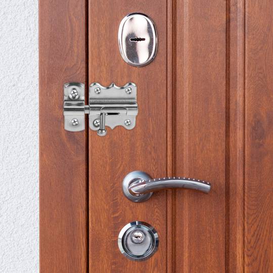 Pack de 5 unidades de perno para portas cromado 30 mm