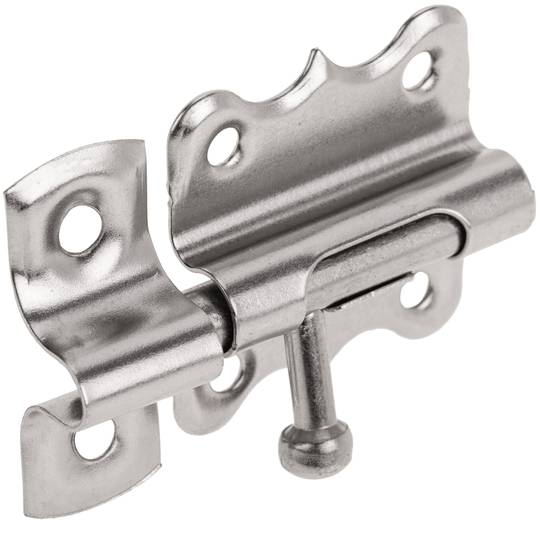 Pack de 5 unidades de perno para portas cromado 30 mm