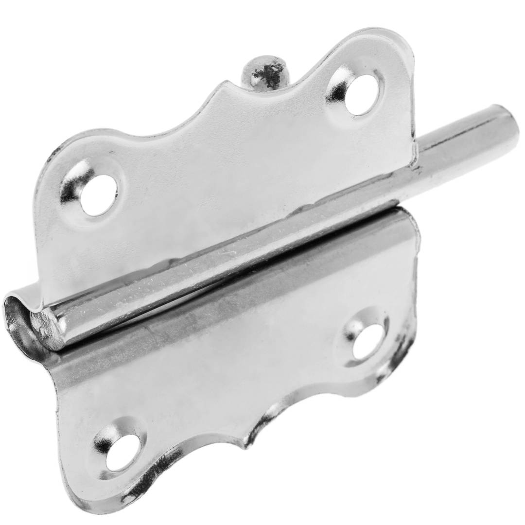 Lot de 5 unités de boulons pour portes couleur chrome 50 mm