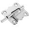 Lot de 5 unités de boulons pour portes couleur chrome 50 mm