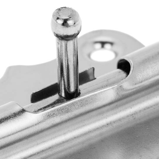 Lot de 5 unités de boulons pour portes couleur chrome 50 mm