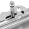 Lot de 5 unités de boulons pour portes couleur chrome 50 mm