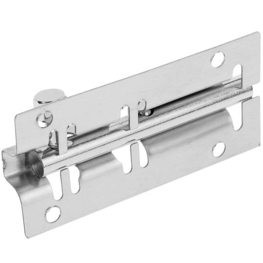 Lot de 5 unités de boulons pour portes couleur chrome 100 mm