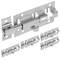 Lot de 5 unités de boulons pour portes couleur chrome 45 mm