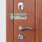 Lot de 5 unités de boulons pour portes couleur chrome 45 mm