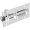 Lot de 5 unités de boulons pour portes couleur chrome 45 mm