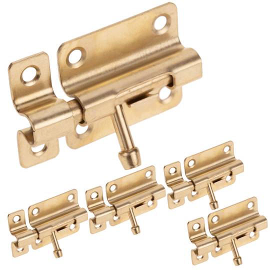 Pack of 5 units reinforced bolt for 35 mm bronze doors