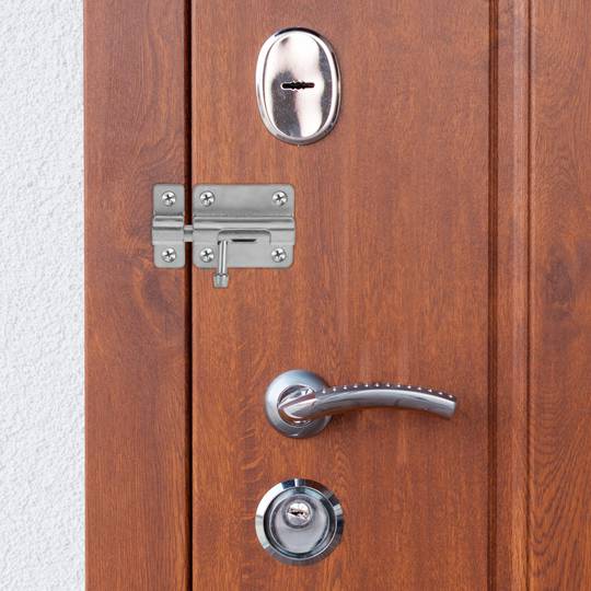 Lot de 5 unités de pênes renforcés pour portes 50 mm couleur chrome