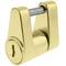 Security padlock with bayonette trailer coupler lock