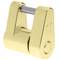 Security padlock with bayonette trailer coupler lock