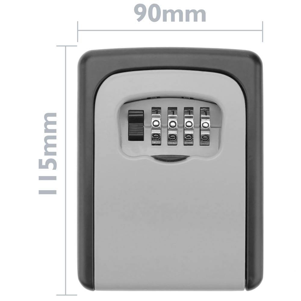 Cassetta di sicurezza per chiave serrature con combinazione di 4 cifre -  Cablematic