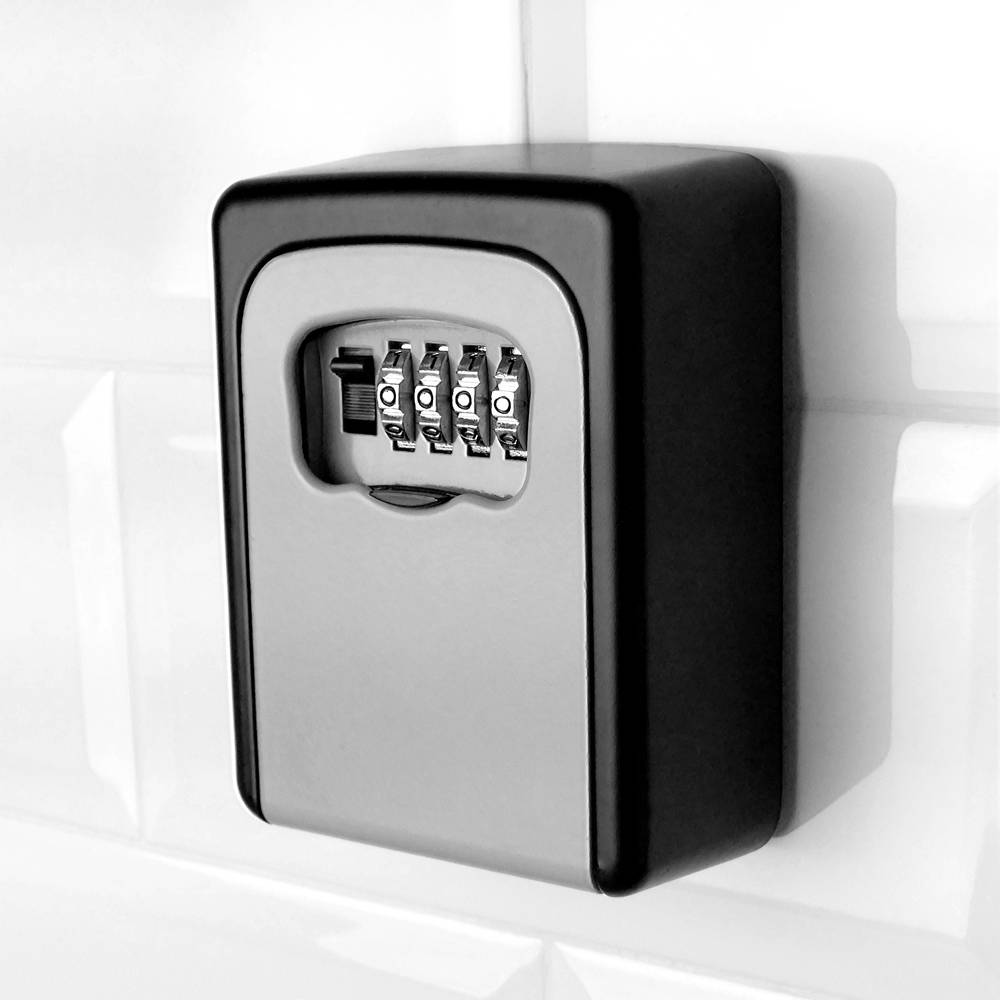 Newaner Caja de Seguridad para Llaves con código de 4 dígitos, Impermeable  y Resistente a la corrosión Pared cajetin Llave combinación para hogar