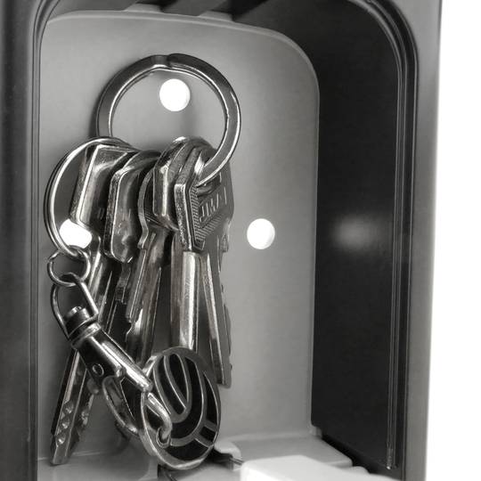 Caja de seguridad para llaves - cerradura de combinación - montaje