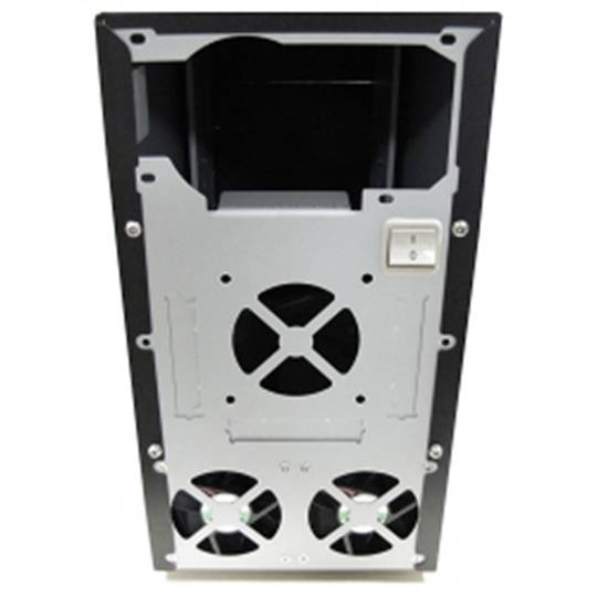 Case with 7 bays of 5.25