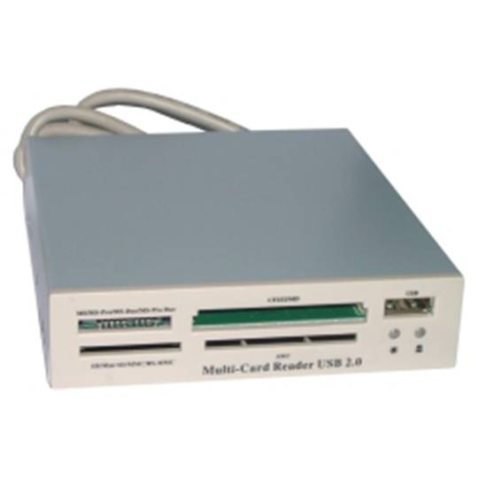 Paneel 16in1 Geheugenlezer + USB2.0 (Beige)