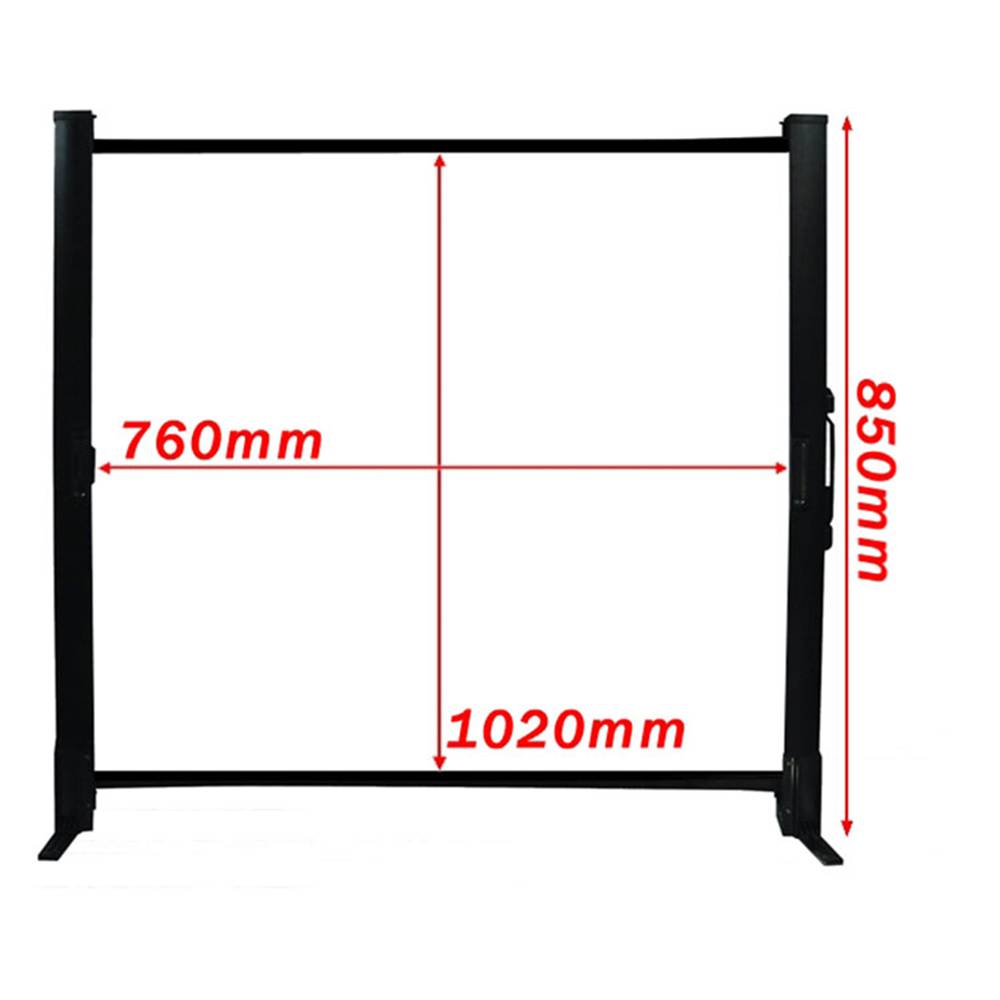 Pantalla de proyección portátil de mesa de 1020x760mm 4:3 DisplayMATIC