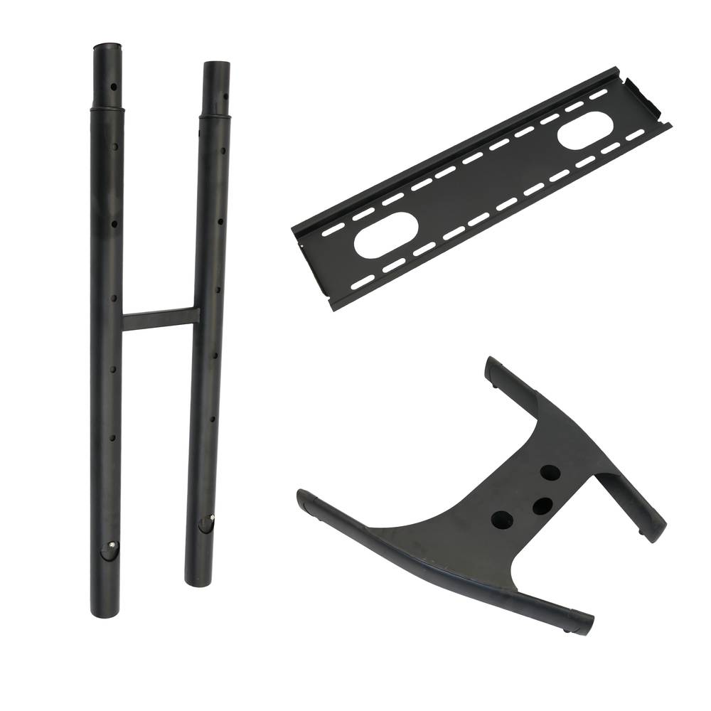 Soporte de pie para pantalla de TV plana con ruedas y estantería (32"-55")