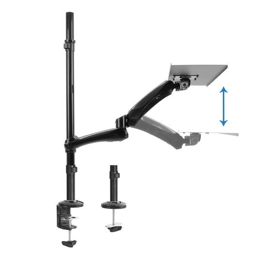 Desktop stand for monitor keyboard and mouse 13-27 inches adjustable