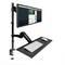Desktop stand for monitor keyboard and mouse 13-27 inches adjustable
