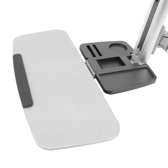 Suporte de parede para 2 monitor teclado mouse e computador de 13