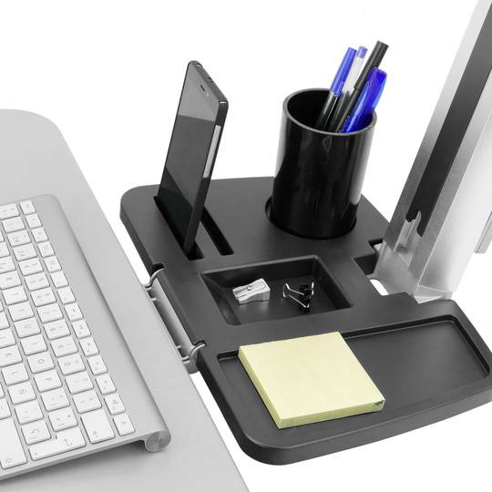 Suporte de parede para 2 monitor teclado mouse e computador de 13