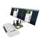 Suporte de parede para 2 monitor teclado mouse e computador de 13