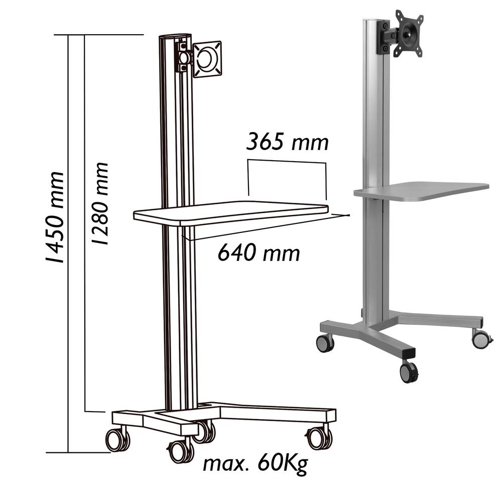 Mobile Workstation for computer model PC1201