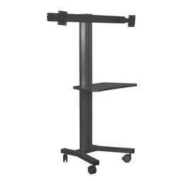 Mobilna stacja robocza komputera i dwa ekrany PCM1202