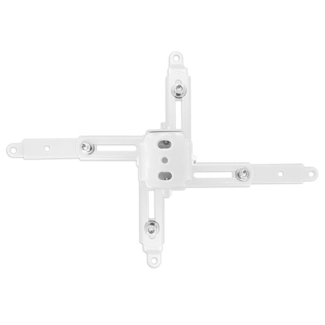 Plafond ou support mural pour projecteur mât 30 cm à 55 cm blanc