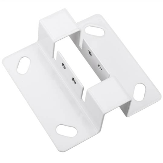 Plafond ou support mural pour projecteur mât 30 cm à 55 cm blanc
