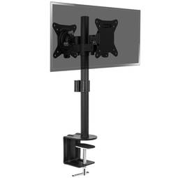 Stojak na monitor stołowy. Stojak na dwa ekrany VESA 75 100