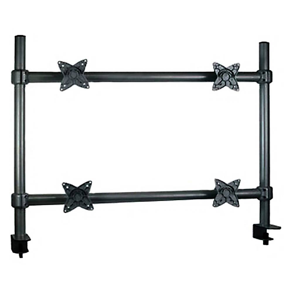 Suporte mesa para 4 telas VESA 75/100 no grid