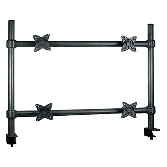 Suporte mesa para 4 telas VESA 75/100 no grid