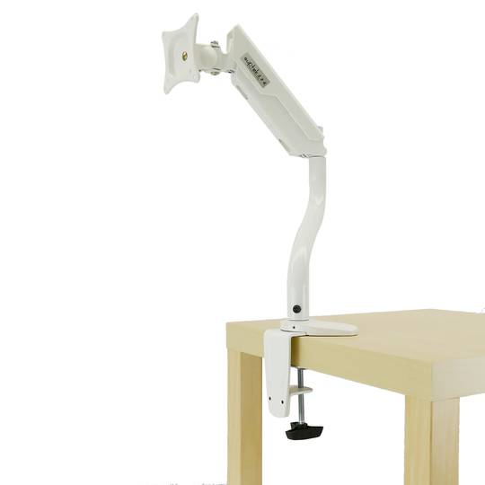 Soporte de mesa para una pantalla VESA 75 100 con brazo articulado por gas