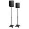 Universal lautsprecherständer schwarz 2 stück