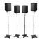 Soportes para altavoz de pie en color negro 4 unidades
