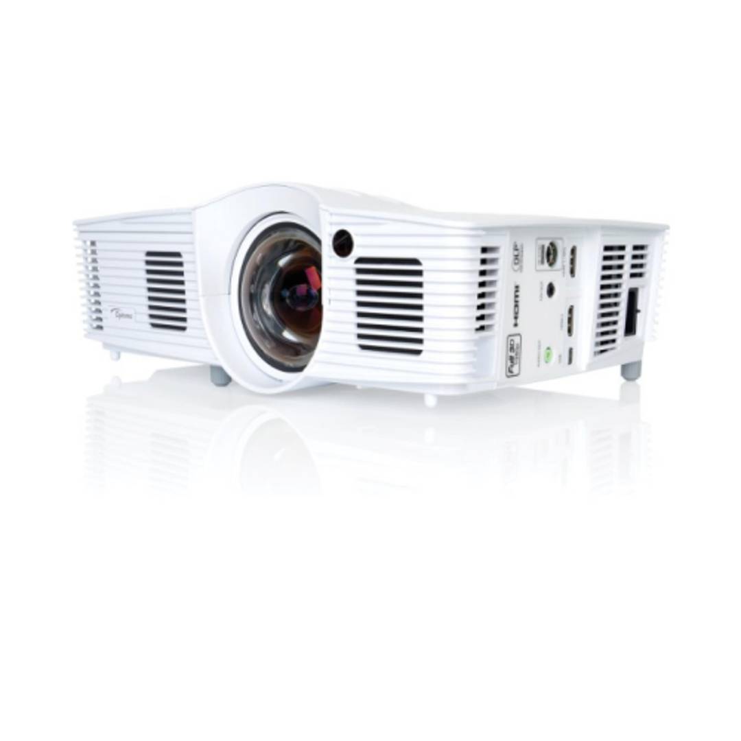 Projector GT1080E FHD 1920x1080 3D de 3000 lúmens ANSI DLP blanc Optoma 95.8ZF01GC2E