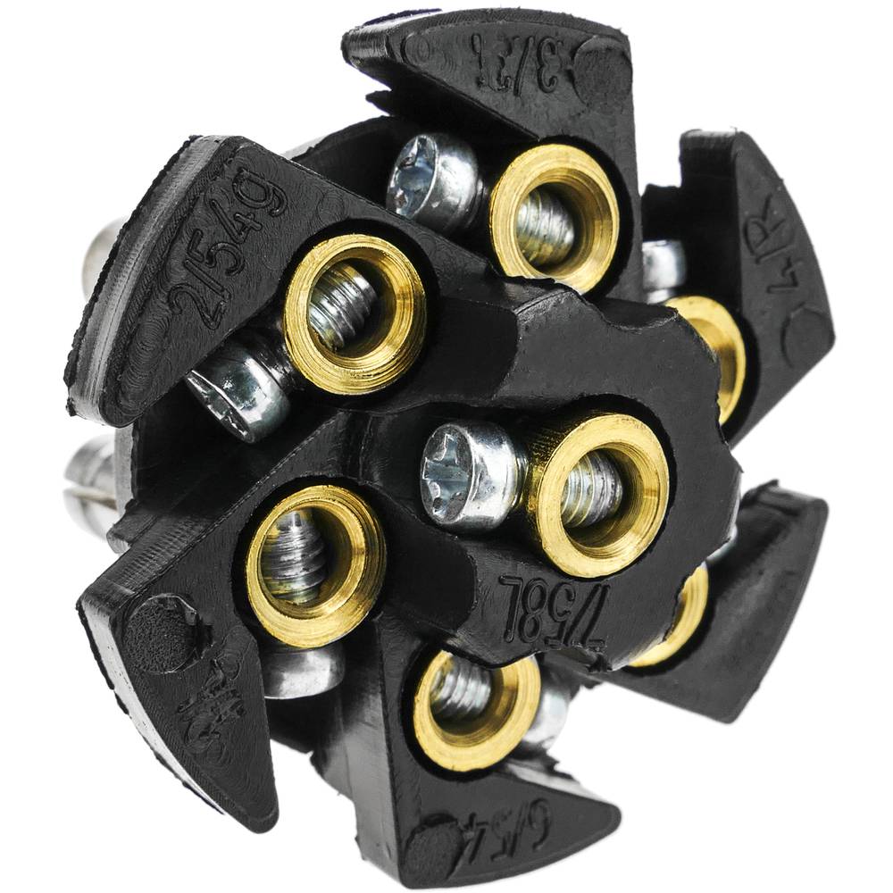 7 pin 7P Stecker Fahrzeugstecker für Anhänger und Wohnwagen