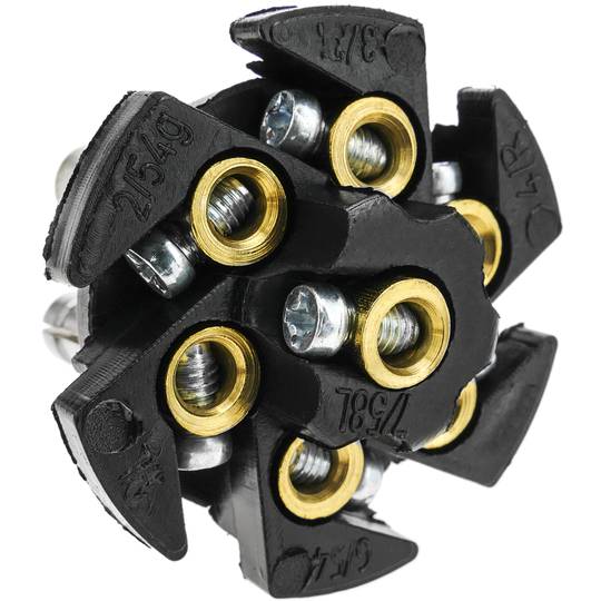 7 pin 7P Stecker Fahrzeugstecker für Anhänger und Wohnwagen