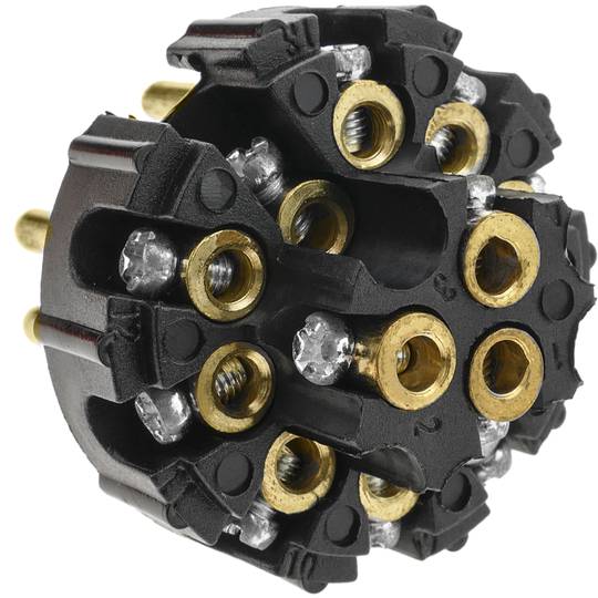 ETUKER Spina Presa Rimorchio 3 Poli, 12V Spina Rimorchio 3 Poli