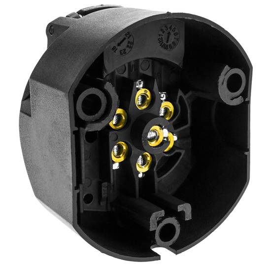 Presa veicoli 7 poli 7P femmina per rimorchi e roulottes