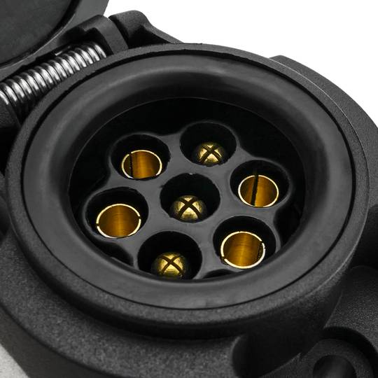 Presa veicoli 7 poli 7P femmina per rimorchi e roulottes